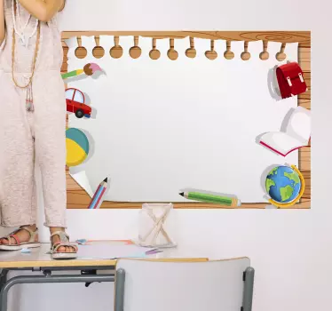 Autocolante quadro branco mesa infantil - TenStickers