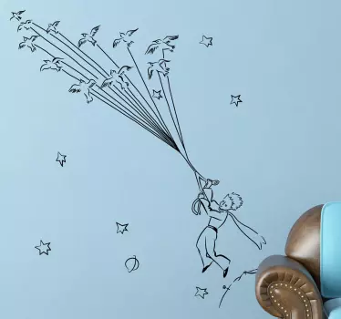 Autocolantes de contos infantis pricipezinho voador - TenStickers