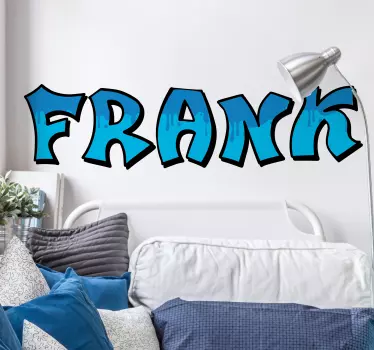 Autocolante urbano Nome do estilo graffiti personalizado - TenStickers
