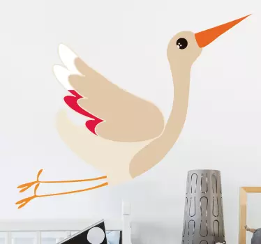 Autocolantes decorativos de pássaros e aves cegonha - TenStickers