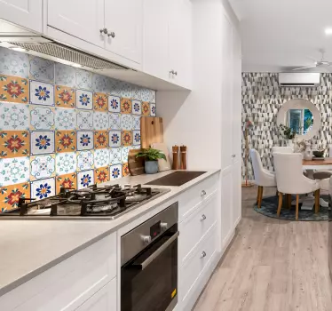 Adesivos azulejos Azulejo multicolorido - TenStickers