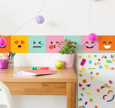 Autocolantes azulejos emoções - TenStickers