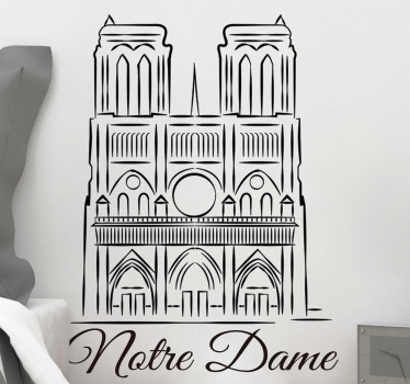 Autocolantes lugares Notre Dame - TenStickers