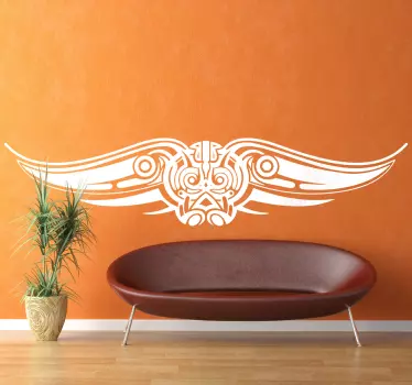 Autocolantes com padrões lineares vinis decorativos tribal águia - TenStickers