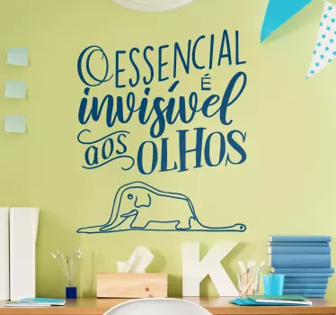 Autocolantes de contos infantis frase principezinho - TenStickers
