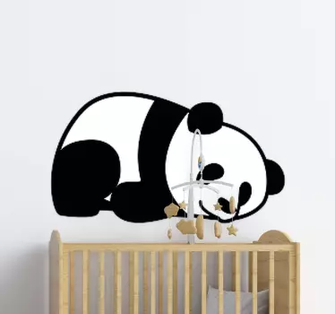 Autocolantes de animais diversos Anime panda dormindo - TenStickers