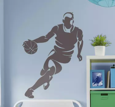 Autocolantes de Basquetebol Jogador de basquete profissional - TenStickers