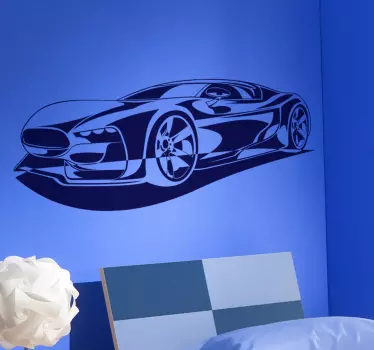 Vinil de carros Carro Desportivo - TenStickers