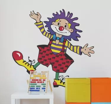 Autocolantes decorativos de circos e feiras Palhaço - TenStickers