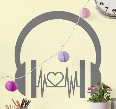 Autocolantes de DJ Fones de ouvido - TenStickers