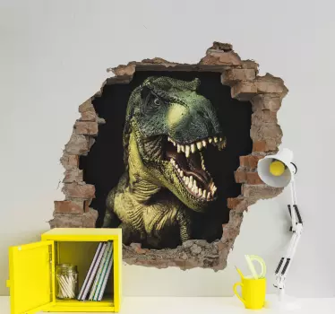 Autocolantes de dragões e dinossauros 3d lenticular - TenStickers