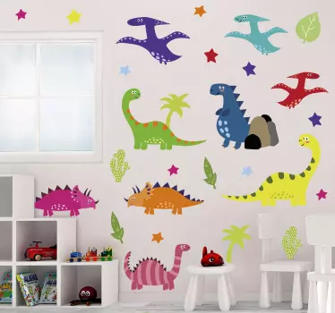 Autocolantes de dragões e dinossauros - TenStickers