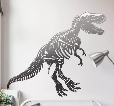 Autocolantes de dragões e dinossauros Esqueleto de dinossauro - TenStickers