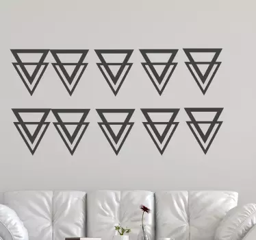 Autocolantes de figuras variadas Pacote de 20 triângulos refletid - TenStickers
