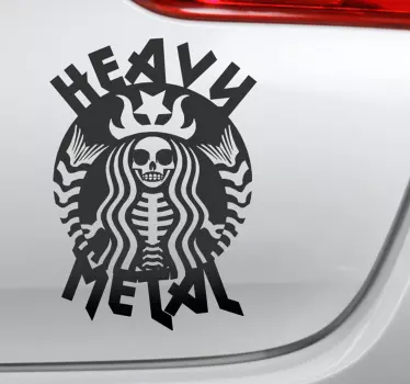 Autocolante para veículos heavy metal - TenStickers