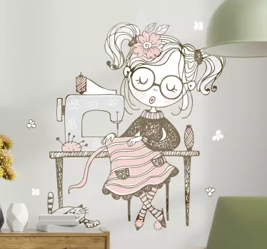 Autocolantes de ilustrações Conjunto de costura - TenStickers