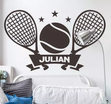 Autocolantes de outros desportos ténis personalizável - TenStickers