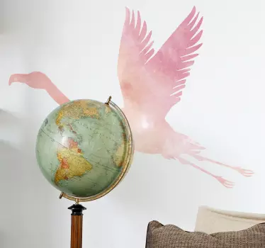Autocolantes de pássaros e aves Flamingos voando - TenStickers