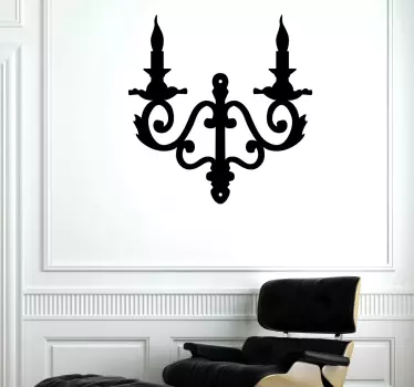 autocolantes decorativos  candelabros - TenStickers