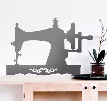 Autocolantes decorativos  clássico máquina de costura - TenStickers