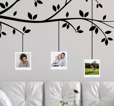 Autocolantes decorativos de flores e plantas árvore irregular com - TenStickers