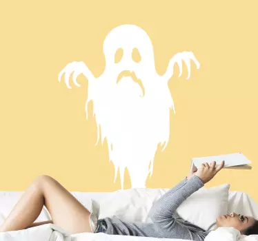 Autocolantes decorativos de halloween Derretendo fantasma assusta - TenStickers