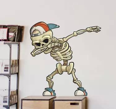 Autocolantes decorativos de halloween Esqueletos dançando - TenStickers