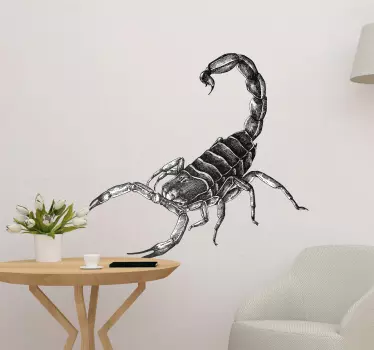 Autocolantes decorativos de insetos Animal escorpião - TenStickers