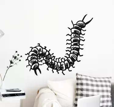 Autocolantes decorativos de insetos Centopéia - TenStickers