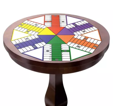 Autocolantes Decorativos de Jogos de Mesa Parcheesi - TenStickers