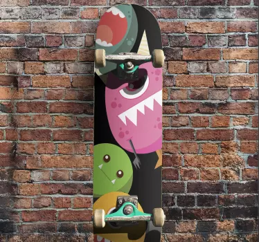 Autocolantes decorativos de Monstros Monstro em azul - TenStickers