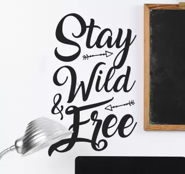Autocolantes textos wild - TenStickers