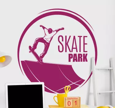 Autocolantes decorativos de outros desportos Parque de skate - TenStickers