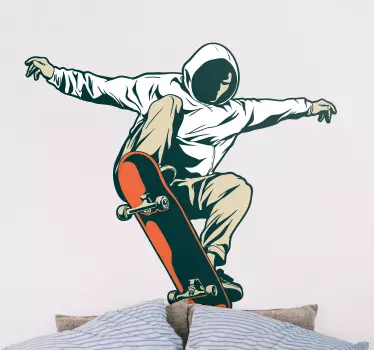 Autocolantes decorativos de outros desportos Salto de skate - TenStickers