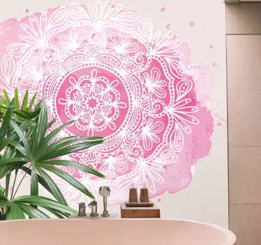 Autocolantes decorativos de padrões abstratos Mandala realista de - TenStickers
