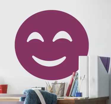 Autocolantes decorativos de pessoas Cara feliz - TenStickers