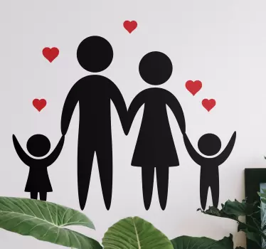 Autocolantes decorativos do Amor Amor de familia - TenStickers