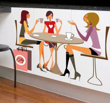Autocolantes decorativos  meninas glamour - TenStickers