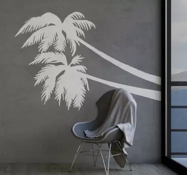 autocolantes decorativos palmeira tropical - TenStickers