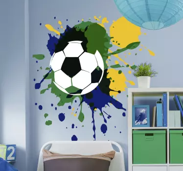 Autocolantes para quarto infantil bola de futebol - TenStickers