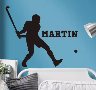 Autocolantes de outros desportos hoquei personalizavel - TenStickers