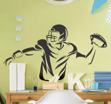 Autocolantes desporto Jogador de futebol americano - TenStickers