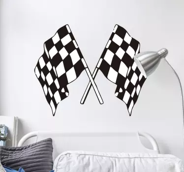 Autocolantes de outros desportos quadrados preto e branco - TenStickers