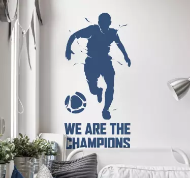 Autocolantes para quarto infantil Somos os Campeões - TenStickers
