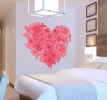 Autocolantes pequenos decorativos coração são valentim - TenStickers