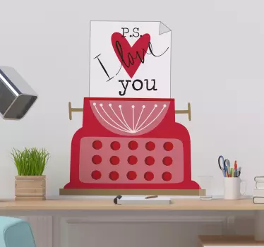 Autocolantes para quarto infantil ps I love you - TenStickers