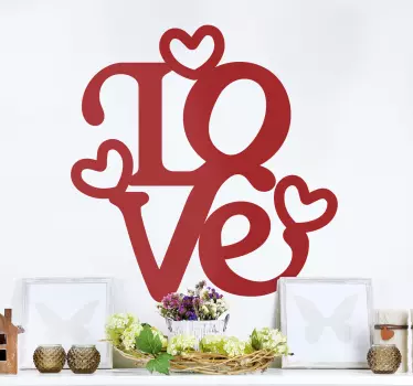Autocolantes do dia de S. Valentim Amor dia dos namorados - TenStickers