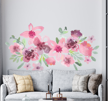 Autocolantes flores Flor de arte moderna - TenStickers