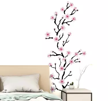 Autocolantes flores Flor de cerejeira japonesa - TenStickers