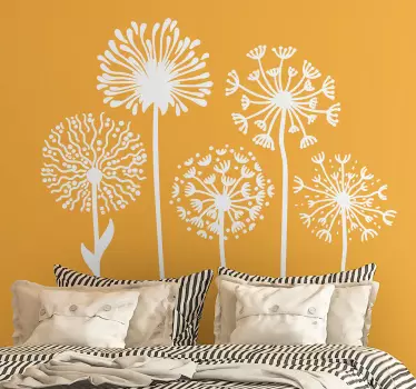 Autocolantes flores Flor dente de leão - TenStickers